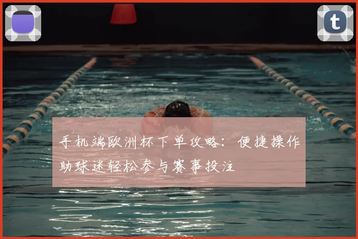 手机端欧洲杯下单攻略：便捷操作助球迷轻松参与赛事投注